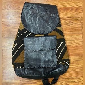 Authentic Kente Cloth Handmade Backpack